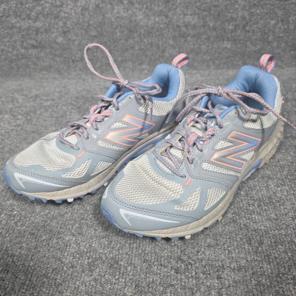 New Balance 412 v3 All Terrain Trail Running Shoes Grey Blue Coral WTE412A3 9.5B